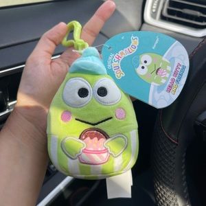 Sanrio Keroppi Squishmallow Clip 3.5”
